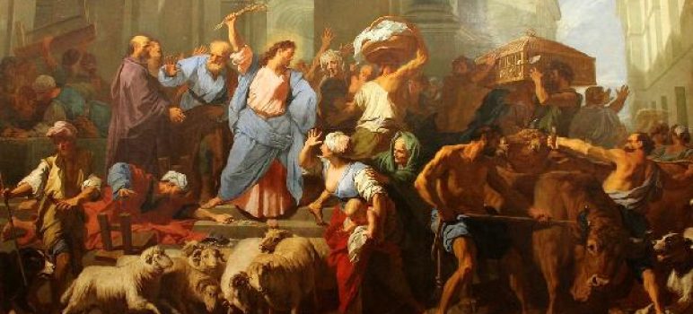 Jesús expulsó a los mercaderes del temploes-lyno-francia